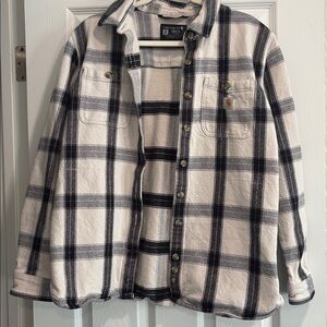 Carhartt Loose Fit Heavyweight Twill long sleeve Shacket women’s M Loose fit